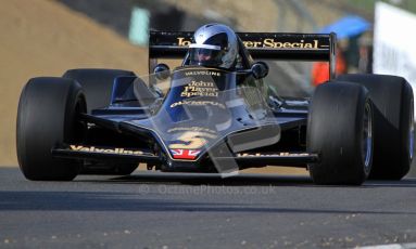 © Carl Jones/Octane Photographic Ltd. 2012. Classic Lotus Festival F1 car demonstation session2  - Brands Hatch, Sunday 19th August 2012. Andrew Morris, Lotus 79.  Digital Ref : 0467cj7d8664