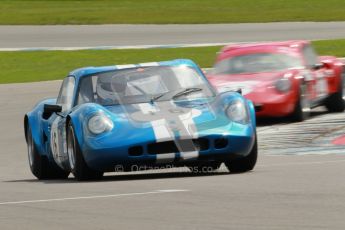 © Octane Photographic Ltd. 2012 Donington Historic Festival. “1000km” for pre-72 sports-racing cars, qualifying. Chevron B8 - Philip Nelson. Digital Ref : 0319cb1d8365