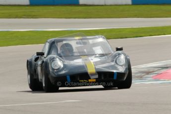 © Octane Photographic Ltd. 2012 Donington Historic Festival. “1000km” for pre-72 sports-racing cars, qualifying. Chevron B8 - Paul Drayson. Digital Ref : 0319cb1d8381
