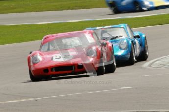 © Octane Photographic Ltd. 2012 Donington Historic Festival. “1000km” for pre-72 sports-racing cars, qualifying. Chevron B8. Digital Ref : 0319cb1d8408