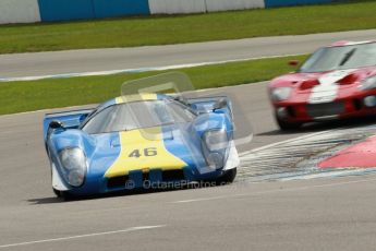 © Octane Photographic Ltd. 2012 Donington Historic Festival. “1000km” for pre-72 sports-racing cars, qualifying. Lola T70 - David Coplow/Martin Stretton. Digital Ref : 0319cb1d8411