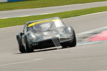 © Octane Photographic Ltd. 2012 Donington Historic Festival. “1000km” for pre-72 sports-racing cars, qualifying. Chevron B6 - Michael Schryver/Richard Piper. Digital Ref : 0319cb1d8416
