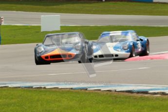 © Octane Photographic Ltd. 2012 Donington Historic Festival. “1000km” for pre-72 sports-racing cars, qualifying. Chevron B8 - Sandy Watson/Martin O'Connell. Digital Ref : 0319cb1d8429