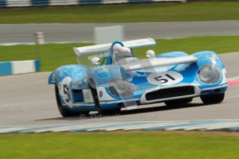 © Octane Photographic Ltd. 2012 Donington Historic Festival. “1000km” for pre-72 sports-racing cars, qualifying. Matra MS650 - Rob Hall. Digital Ref : 0319cb1d8439
