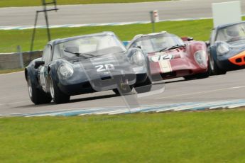 © Octane Photographic Ltd. 2012 Donington Historic Festival. “1000km” for pre-72 sports-racing cars, qualifying. Chevron B8 - Adam Singer/Joe Singer. Digital Ref : 0319cb1d8464