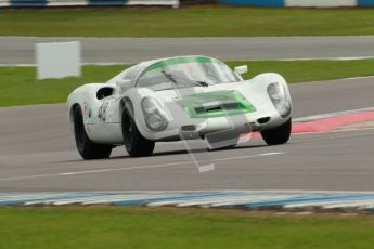© Octane Photographic Ltd. 2012 Donington Historic Festival. “1000km” for pre-72 sports-racing cars, qualifying. Porsche 910 - Peter Vogele. Digital Ref : 0319cb1d8469