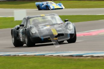 © Octane Photographic Ltd. 2012 Donington Historic Festival. “1000km” for pre-72 sports-racing cars, qualifying. Chevron B8 - Paul Drayson. Digital Ref : 0319cb1d8478