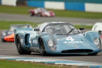 © Octane Photographic Ltd. 2012 Donington Historic Festival. “1000km” for pre-72 sports-racing cars, qualifying. Chevron B16 FVC - Emanuele Benedini/Giampaolo Benedini. Digital Ref : 0319cb1d8495