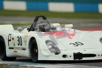 © Octane Photographic Ltd. 2012 Donington Historic Festival. “1000km” for pre-72 sports-racing cars, qualifying. Porsche 908/2 - Robert Fink. Digital Ref : 0319cb1d8498