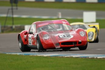 © Octane Photographic Ltd. 2012 Donington Historic Festival. “1000km” for pre-72 sports-racing cars, qualifying. Chevron B8. Digital Ref : 0319cb1d8513