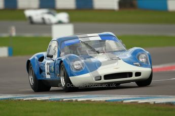 © Octane Photographic Ltd. 2012 Donington Historic Festival. “1000km” for pre-72 sports-racing cars, qualifying. Chevron B8 - Steve Hodges. Digital Ref : 0319cb1d8534