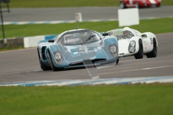© Octane Photographic Ltd. 2012 Donington Historic Festival. “1000km” for pre-72 sports-racing cars, qualifying. Chevron B16 FVC - Emanuele Benedini/Giampaolo Benedini. Digital Ref : 0319cb1d8540