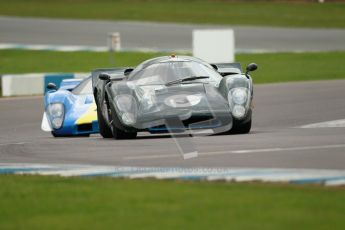 © Octane Photographic Ltd. 2012 Donington Historic Festival. “1000km” for pre-72 sports-racing cars, qualifying. Lola T70 Mk.3B - Jason Wright/Michael Gans. Digital Ref : 0319cb1d8606