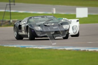 © Octane Photographic Ltd. 2012 Donington Historic Festival. “1000km” for pre-72 sports-racing cars, qualifying. Ford GT40 - Joaquin Folch-R./Michael Schryver. Digital Ref : 0319cb1d8627