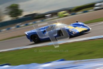 © Octane Photographic Ltd. 2012 Donington Historic Festival. “1000km” for pre-72 sports-racing cars, qualifying. Lola T70 - David Coplow/Martin Stretton. Digital Ref : 0319cb7d0146