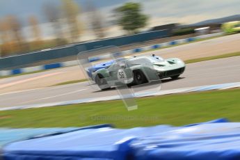 © Octane Photographic Ltd. 2012 Donington Historic Festival. “1000km” for pre-72 sports-racing cars, qualifying. Ford GT40 - Andy Wolfe and Lola T70 - David Coplow/Martin Stretton. Digital Ref : 0319cb7d0171