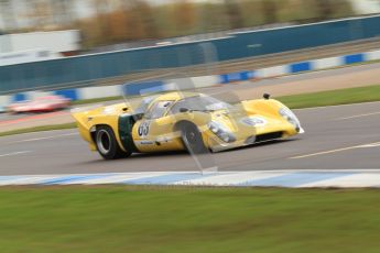 © Octane Photographic Ltd. 2012 Donington Historic Festival. “1000km” for pre-72 sports-racing cars, qualifying. Lola T70 - Grant Tromans. Digital Ref : 0319cb7d0187