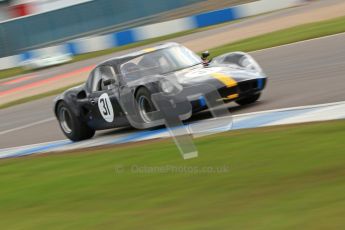 © Octane Photographic Ltd. 2012 Donington Historic Festival. “1000km” for pre-72 sports-racing cars, qualifying. Chevron B8 - Paul Drayson. Digital Ref : 0319cb7d0212