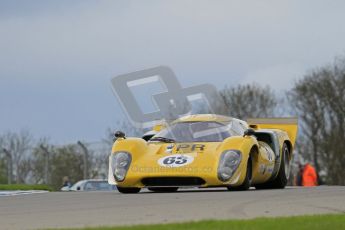 © Octane Photographic Ltd. 2012 Donington Historic Festival. “1000km” for pre-72 sports-racing cars, qualifying. Lola T70 - Grant Tromans. Digital Ref : 0319lw7d9123
