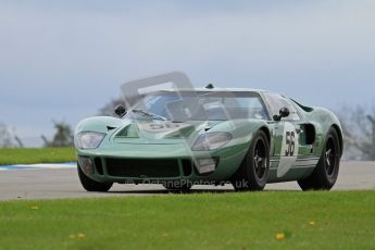 © Octane Photographic Ltd. 2012 Donington Historic Festival. “1000km” for pre-72 sports-racing cars, qualifying. Ford GT40 - Andy Wolfe. Digital Ref : 0319lw7d9140