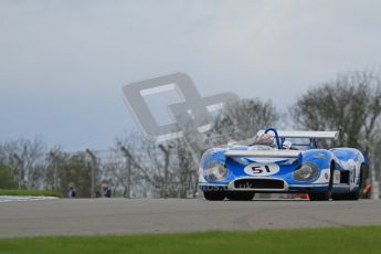 © Octane Photographic Ltd. 2012 Donington Historic Festival. “1000km” for pre-72 sports-racing cars, qualifying. Matra MS650 - Rob Hall. Digital Ref : 0319lw7d9214