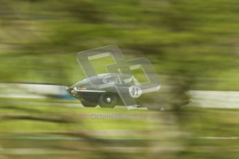 © Octane Photographic Ltd. 2012 Donington Historic Festival. E-type Challenge, qualifying. Jaguar E-type - Michael Quinn/Trevor Groom. Digital Ref : 0317cb1d8171