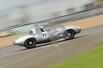 © Octane Photographic Ltd. 2012 Donington Historic Festival. E-type Challenge, qualifying. Jaguar E-type - Frederic Wakeman/Andrew Hall. Digital Ref : 0317cb7d0047