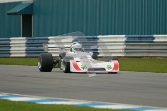 © Octane Photographic Ltd. 2012 Donington Historic Festival. HSCC Historic F2, qualifying. Chris Sharples - Chevron B29. Digital Ref : 0315cb1d7646