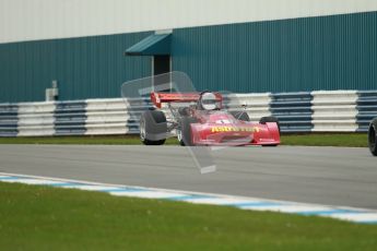 © Octane Photographic Ltd. 2012 Donington Historic Festival. HSCC Historic F2, qualifying. Chevron B27 - Michael Bletsoe-Brown. Digital Ref : 0315cb1d7663