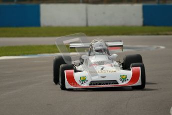 © Octane Photographic Ltd. 2012 Donington Historic Festival. HSCC Historic F2, qualifying. Chris Sharples - Chevron B29. Digital Ref : 0315cb1d7717