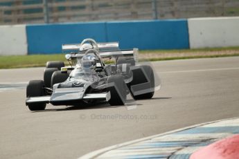 © Octane Photographic Ltd. 2012 Donington Historic Festival. HSCC Historic F2, qualifying. Chevron B25 - David Gathercole. Digital Ref : 0315cb1d7751