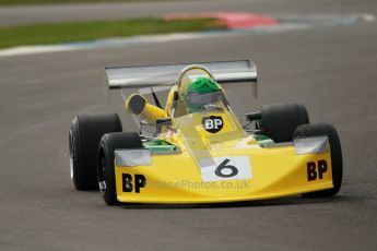 © Octane Photographic Ltd. 2012 Donington Historic Festival. HSCC Historic F2, qualifying. March 742 - Martin Stretton. Digital Ref : 0315cb1d7801