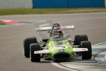 © Octane Photographic Ltd. 2012 Donington Historic Festival. HSCC Historic F2, qualifying. Brabham BT30 - Ian Gray. Digital Ref : 0315cb1d7840