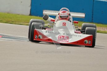 © Octane Photographic Ltd. 2012 Donington Historic Festival. HSCC Historic F2, qualifying. March 712M - Alain Lagache. Digital Ref : 0315cb1d7852