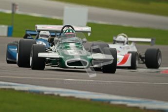© Octane Photographic Ltd. 2012 Donington Historic Festival. HSCC Historic F2, qualifying. Brabham BT36 - Luciano Arnold. Digital Ref : 0315cb1d8015