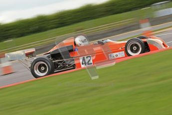 © Octane Photographic Ltd. 2012 Donington Historic Festival. HSCC Historic F2, qualifying. Chevron B25 - David Gathercole. Digital Ref : 0315cb7d9779