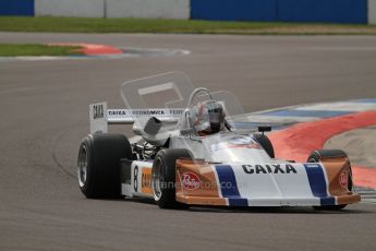 © Octane Photographic Ltd. 2012 Donington Historic Festival. HSCC Historic F2, qualifying. March 762 - Richard Meins. Digital Ref : 0315lw7d7687