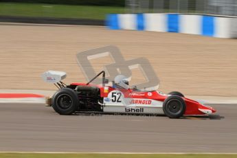 © Octane Photographic Ltd. 2012 Donington Historic Festival. HSCC Historic F2, qualifying. March 712 - Robert Simac. Digital Ref : 0315lw7d7954