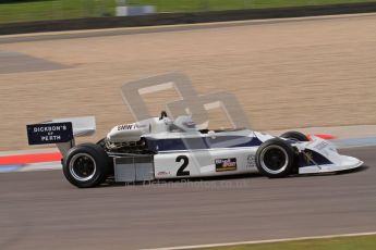 © Octane Photographic Ltd. 2012 Donington Historic Festival. HSCC Historic F2, qualifying. March 772 - Matthew Watts. Digital Ref : 0315lw7d7996