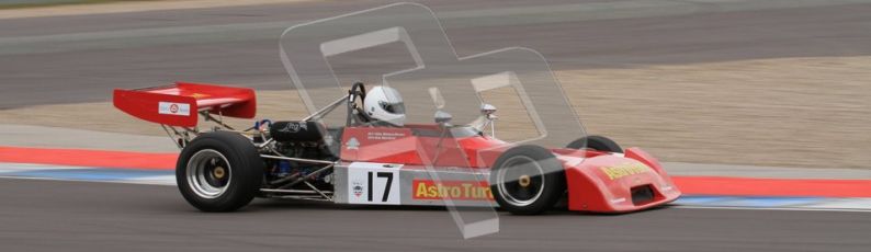 © Octane Photographic Ltd. 2012 Donington Historic Festival. HSCC Historic F2, qualifying. Chevron B27 - Michael Bletsoe-Brown. Digital Ref : 0315lw7d8158