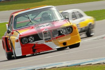 © Octane Photographic Ltd. 2012 Donington Historic Festival. JD Classics Challenge for 66 to 85 touring cars, qualifying. BMW 3.0SCL - Andrew Smith/John Young. Digital Ref : 0318cb1d8312