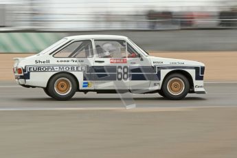 © Octane Photographic Ltd. 2012 Donington Historic Festival. JD Classics Challenge for 66 to 85 touring cars, qualifying. Ford Escort RS1800 - Mark Wright/Dave Coyne. Digital Ref : 0318cb7d0091