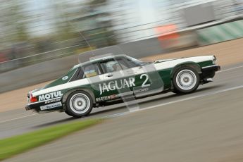 © Octane Photographic Ltd. 2012 Donington Historic Festival. JD Classics Challenge for 66 to 85 touring cars, qualifying. Jaguar TWR XJS - Alex Bunscombe/Gary Pearson. Digital Ref : 0318cb7d0104