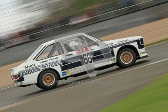 © Octane Photographic Ltd. 2012 Donington Historic Festival. JD Classics Challenge for 66 to 85 touring cars, qualifying. Ford Escort RS1800 - Mark Wright/Dave Coyne. Digital Ref : 0318cb7d0114