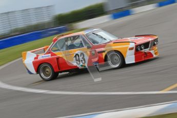 © Octane Photographic Ltd. 2012 Donington Historic Festival. JD Classics Challenge for 66 to 85 touring cars, qualifying. BMW 3.0SCL - Andrew Smith/John Young. Digital Ref : 0318cb7d0125