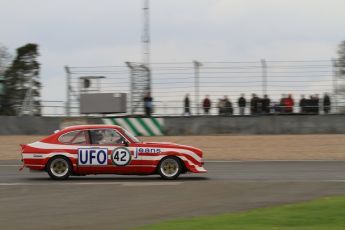 © Octane Photographic Ltd. 2012 Donington Historic Festival. JD Classics Challenge for 66 to 85 touring cars, qualifying. Ford Capri - Tom Pochciol. Digital Ref : 0318lw7d8632