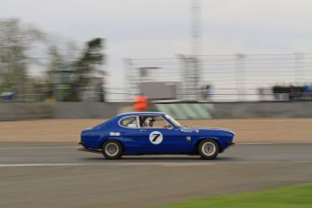 © Octane Photographic Ltd. 2012 Donington Historic Festival. JD Classics Challenge for 66 to 85 touring cars, qualifying. Ford Capri - Denis Welch/Mike Freeman. Digital Ref : 0318lw7d8683