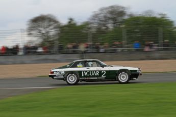 © Octane Photographic Ltd. 2012 Donington Historic Festival. JD Classics Challenge for 66 to 85 touring cars, qualifying. Jaguar TWR XJS - Alex Bunscombe/Gary Pearson. Digital Ref : 0318lw7d8717