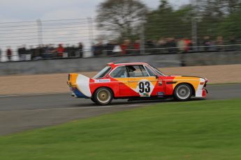 © Octane Photographic Ltd. 2012 Donington Historic Festival. JD Classics Challenge for 66 to 85 touring cars, qualifying. BMW 3.0SCL - Andrew Smith/John Young. Digital Ref : 0318lw7d8761
