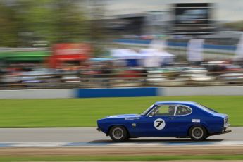 © Octane Photographic Ltd. 2012 Donington Historic Festival. JD Classics Challenge for 66 to 85 touring cars, qualifying. Ford Capri - Denis Welch/Mike Freeman. Digital Ref : 0318lw7d8857